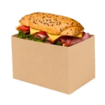 grease proof kraft sandwich boxes custom